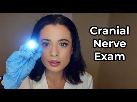 Asmr My First Cranial Nerve Exam Soft Spoken Medical Exam Roleplay Youtube
