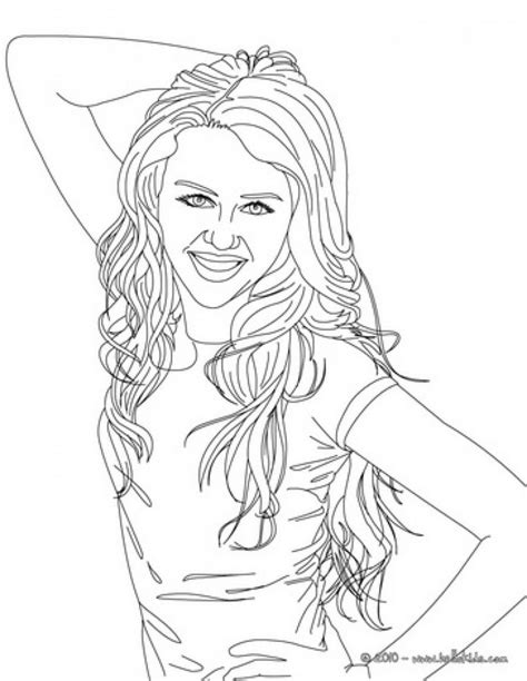 Selena Gomez Coloring Pages