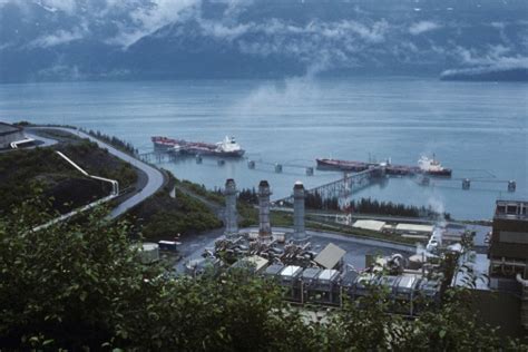 Alaska Pipeline Terminal At Valdez Stock Photo Download Image Now