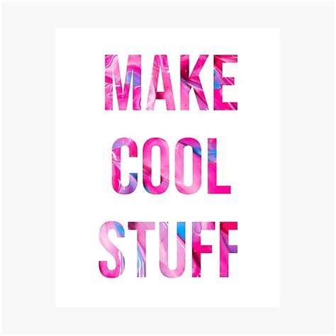 Make Cool Stuff V3 Paint Poursmear Photographic Print For Sale By