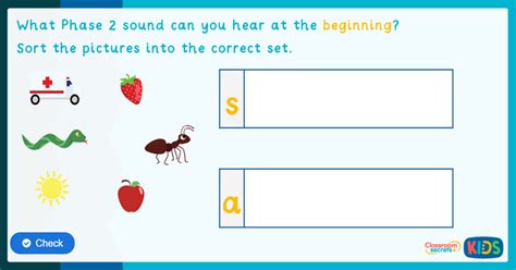 How to pronounce the letter h, learn words that begin or end with h, songs, videos, games and activities that are suitable for kindergarten kids. Phonics Phase 2 Identify the Sound Game 1 | Classroom ...
