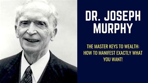 Dr Joseph Murphy The Power Of Your Subconscious Mind Youtube