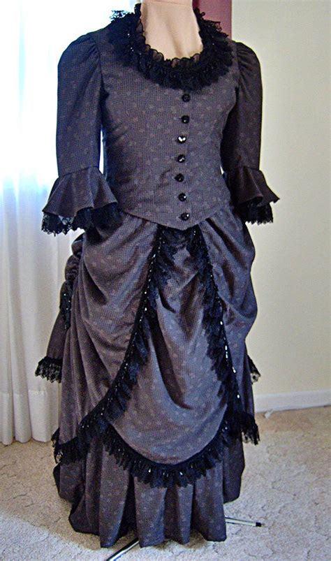 For Orders Only Custom Made 1800s Victorian Bustle Dress 1880s