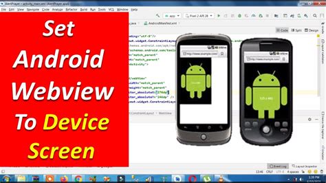 Android Webview Set Width And Height To Device Screen On Android Studio