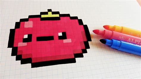 Check out amazing pixelart artwork on deviantart. Handmade Pixel Art - How To Draw Kawaii Tomatoe #pixelart ...