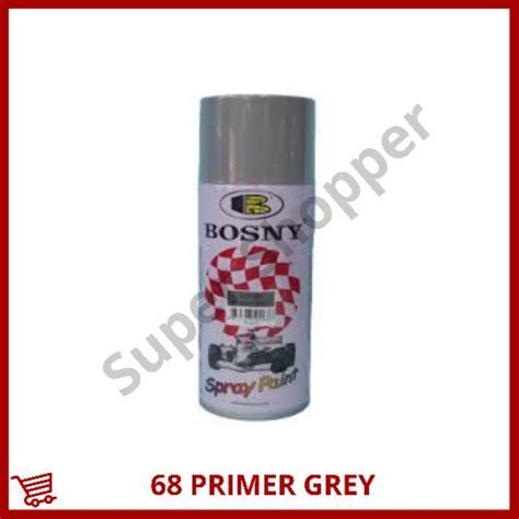 68 Primer Grey Matte Bosny Spray Paint 400cc Shopee Philippines