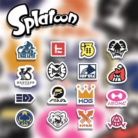 Splatoon Brand Logos New Logos And Splatoon 3 Graffiti Etsy
