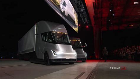 Tesla präsentiert Semi Truck Leute das Warten hat sich gelohnt