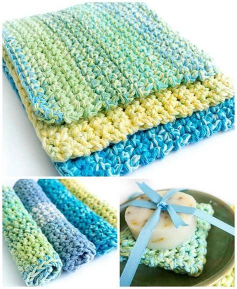 39 Free Crochet Dishcloth Patterns ⋆ Diy Crafts