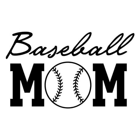 Baseball mom SVG 1 mom life - Free SVG Download