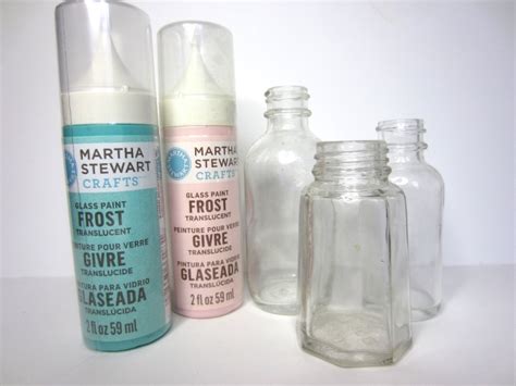 Martha Stewart Craft S Translucent Frost Glass Paint Beach Glass Designs