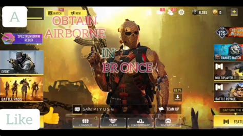Now Or Never Event Cod Mobile Task Gameplayobtain Airborne In Br Once