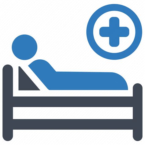 Hospital Bed Medical Care Medical Treatment Patient Icon Download