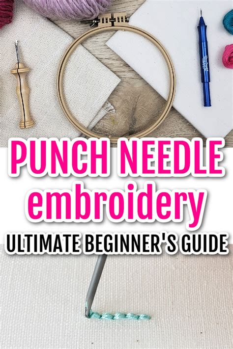 Punch Needle Embroidery Ultimate Beginner S Guide Marching North