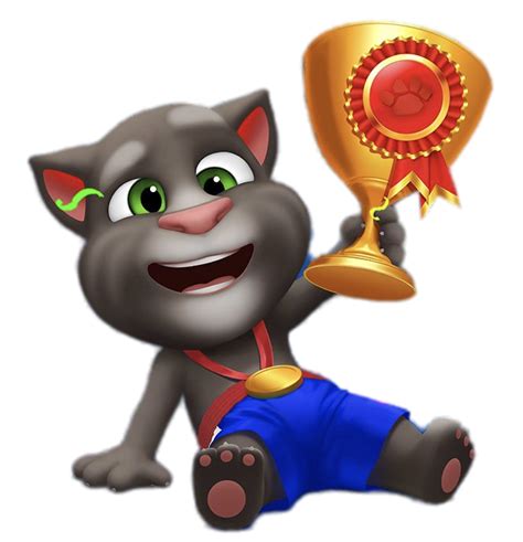 Check out this transparent Talking Tom won the Prize PNG image png image