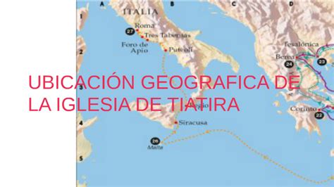 UbicaciÓn Geografica De La Iglesia De Tiatira By Luz Angelica Torres