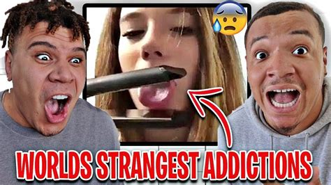 reacting to the strangest addictions ft wolfie my strange addictions tlc youtube