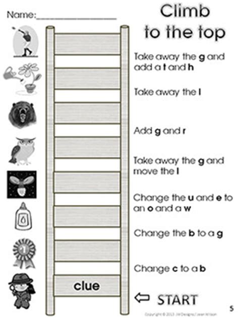 Use with students in the within word pattern stage. Word Ladders - Vol 1 by Just Wonderful Designs | TpT