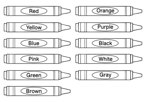 Download 7 Best Crayon Shape Printable - printablee.com
