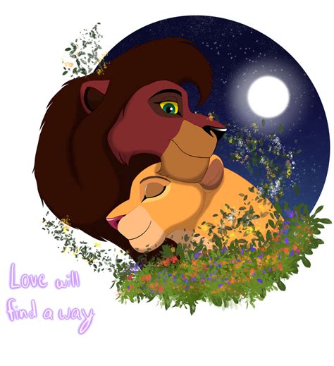 Lion Couple Kovu And Kiara By Ninatepidor On Deviantart
