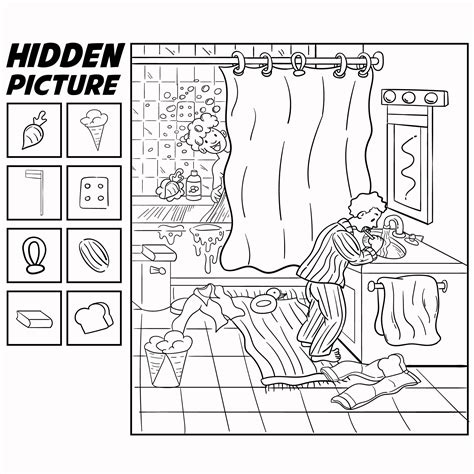 10 Best Hidden Object Printables Printablee Com Printable Find Hidden