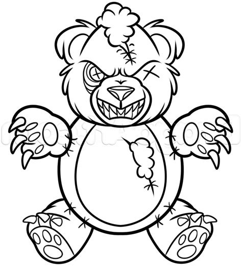 Scary Bear Drawing At Getdrawings Free Download