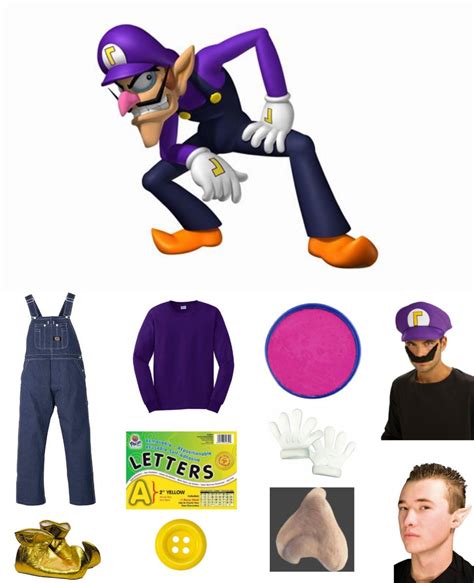 Waluigi Costume Carbon Costume Diy Dress Up Guides For Cosplay