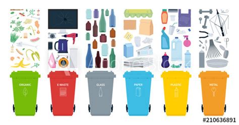 During the drying process, the. "Rubbish bins for recycling different types of waste. Sort ...