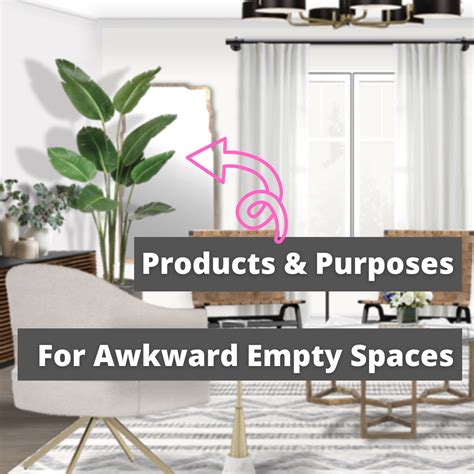 Products And Purposes For Awkward Empty Spaces In Small Rooms