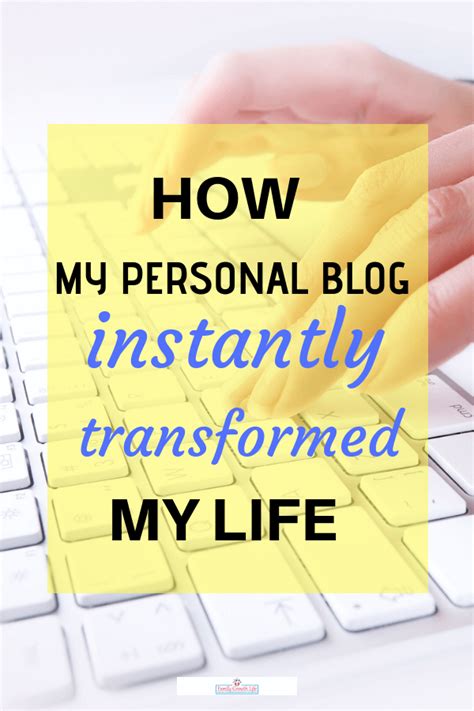 How My Personal Blog Transformed My Life Learn Marketing Blog