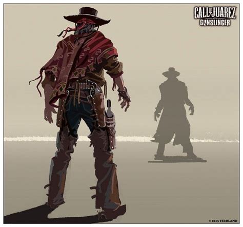 Call Of Juarez Gunslinger Concept Art By Wojciech Ostrycharz Spaghetti Western Gunslingers