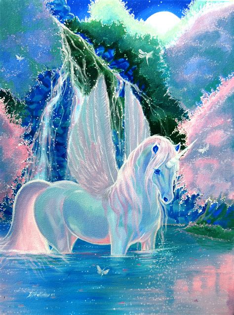 Iridescent World Art Print In 2022 Unicorn Fantasy