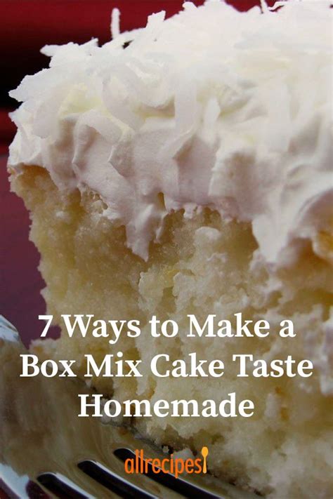 7 ways to make a box cake mix taste homemade coconut cake recipe