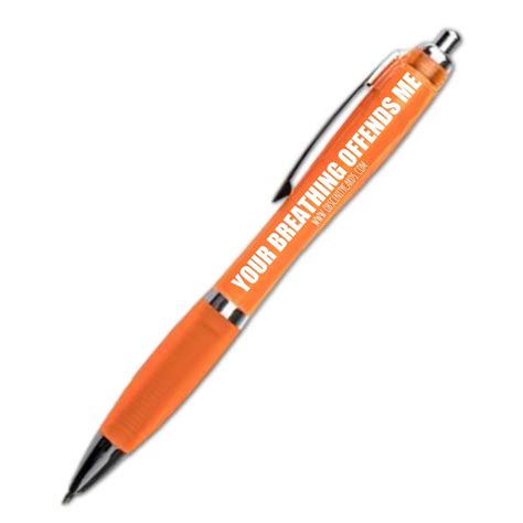 Cheeky Rude Pen Witty Office Banter Pen Novelty Profanity Writing Tool