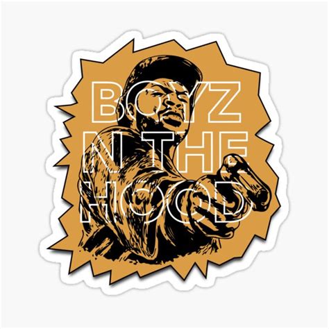 Ice Cube Boyz N The Hood Sticker For Sale By Rapfantasy Redbubble