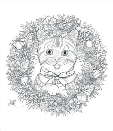 Recent studies show there is a deep connection between coloring and calmness. Cat Coloring Page -9+ Free PDF, JPG Format Download | Free ...