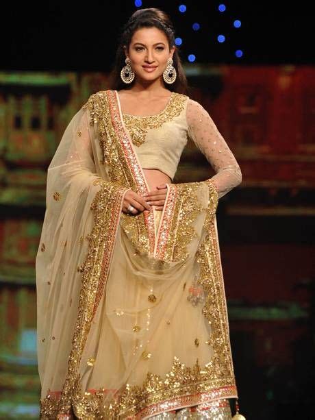 gauhar khan wearing a lengha style sari lengha sari gauhar khan indian tv actress indian