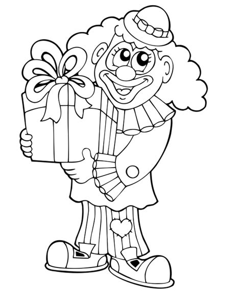 Clown schablone zum ausdrucken : GRATIS AUSMALBILDER CLOWNS - Ausmalbilder