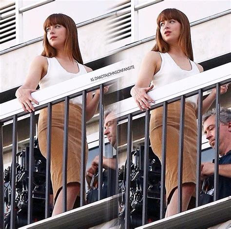 Dakota Johnson Filming Some Of The Final Scenes For Fifty Shades Freed