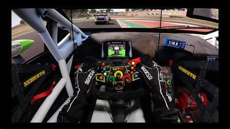 Assetto Corsa Competizione Barcellona Huracan Gt Sim Racing Fanatec Triple Screen