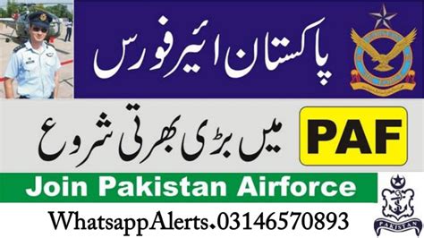 Join Paf Jobs 2022 Pakistan Air Force Jobs 2022 Online Apply