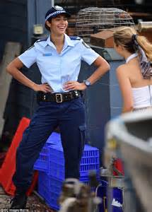 Pia Miller Is Katarina Chapman On The Set Of Home And Away Daily Mail