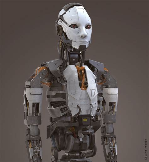 Human Robot Design Eduard Pronin Robot Art Robot Design Sf Art