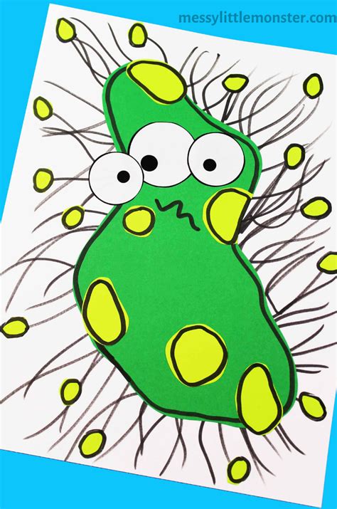 Germ Craft A Fun Way To Teach Kids About Germs Messy Little Monster