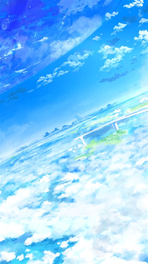 Anime Sky Background Santinime