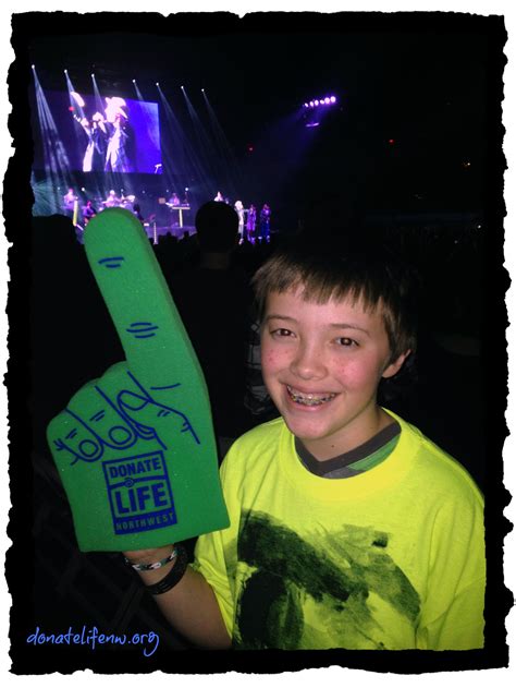 Our Buddy And Liver Recipient Justice Took A Second At The Tobymac