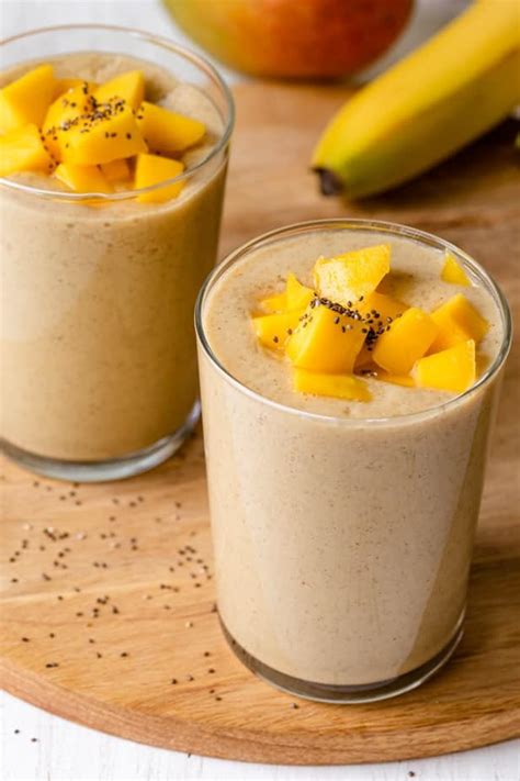 Mango Banana Smoothie Feelgoodfoodie