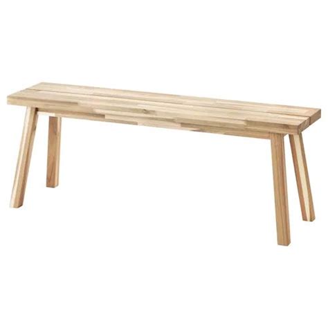Skogsta Bench Acacia Length 47 14 Ikea Ikea Bench Solid Wood
