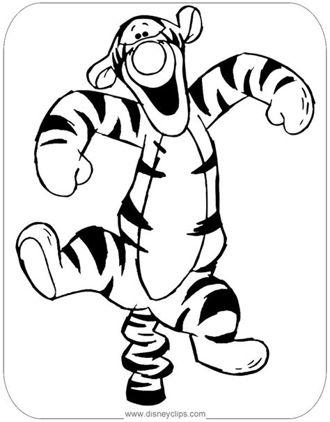 Tigger Coloring Page Disney Coloring Pages Coloring Book Pages