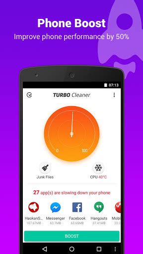 Turbo Cleaner Speed Booster For Android Free Download